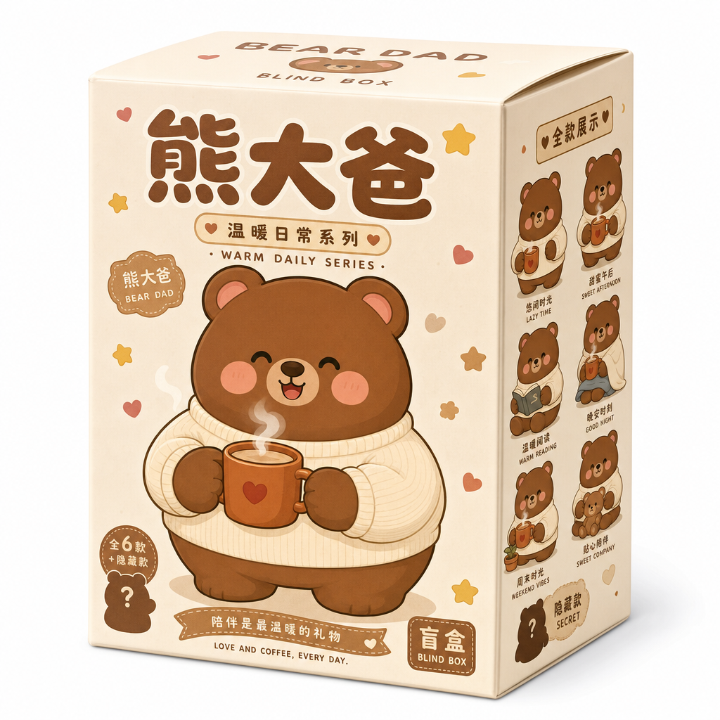 熊大爸·盲盒周边